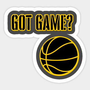 Got game - gold Sticker